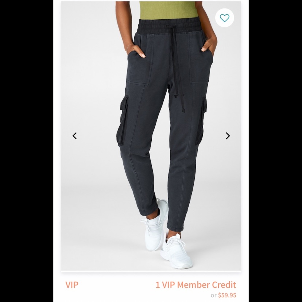 NWT Fabletics Zuri Jogger - Black